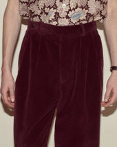 Corduroy McNab Trousers - Dark Purple