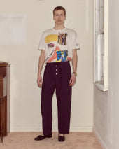 Astor Pajama Pants - Purple