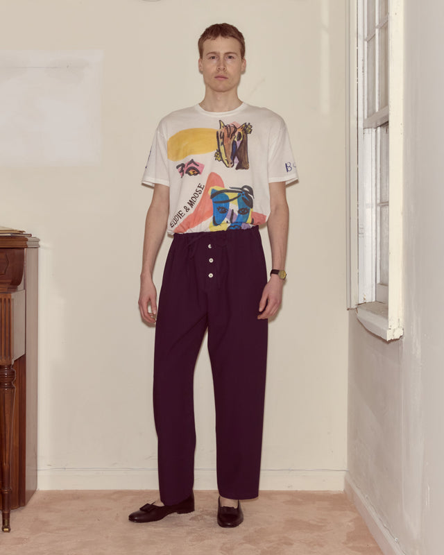Astor Pajama Pants - Purple