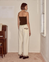 Laurelist Pajama Pants - Cream