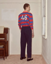 Twill Tear-Away Track Pants - Navy