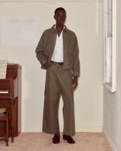 Waxed Cotton Knolly Brook Trousers - Light Green