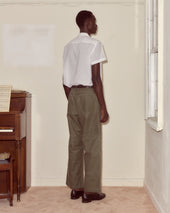Waxed Cotton Knolly Brook Trousers - Light Green