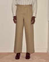 Wide Leg Snap Trousers