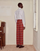 Gable Plaid Trousers