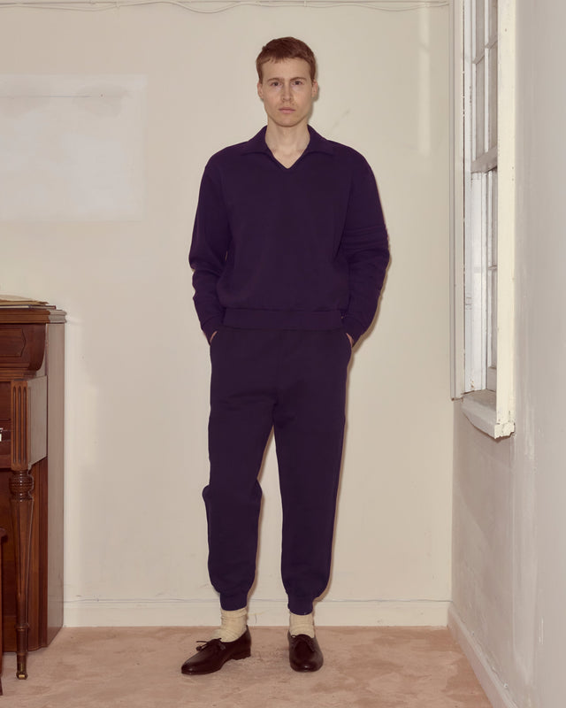 Crew Polo - Dark Purple