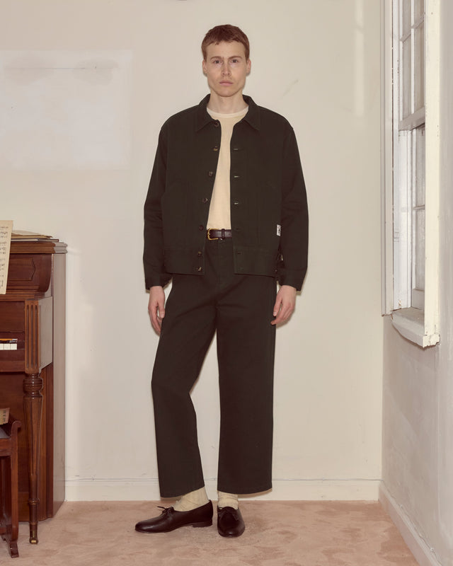 Twill Knolly Brook Side Tab Jacket - Dark Green