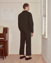 Twill Knolly Brook Side Tab Jacket - Dark Green