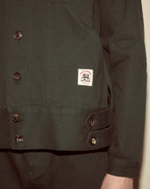 Twill Knolly Brook Side Tab Jacket - Dark Green