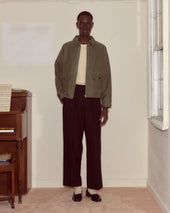 Waxed Coach's Jacket - Light Green