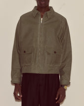 Waxed Coach's Jacket - Light Green