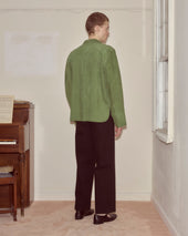 Suede Overshirt - Green