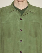 Suede Overshirt - Green