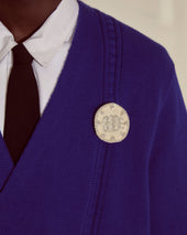 Double-Breasted Cardigan - Ultramarine