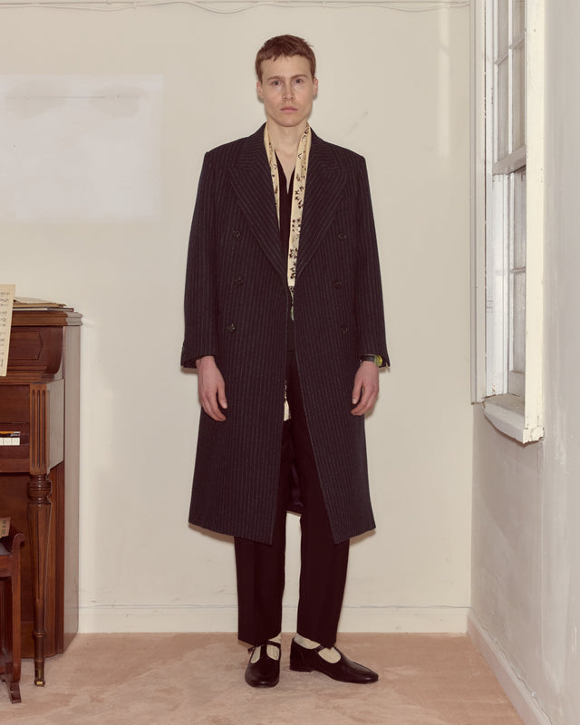 Waldorf Pinstripe Coat