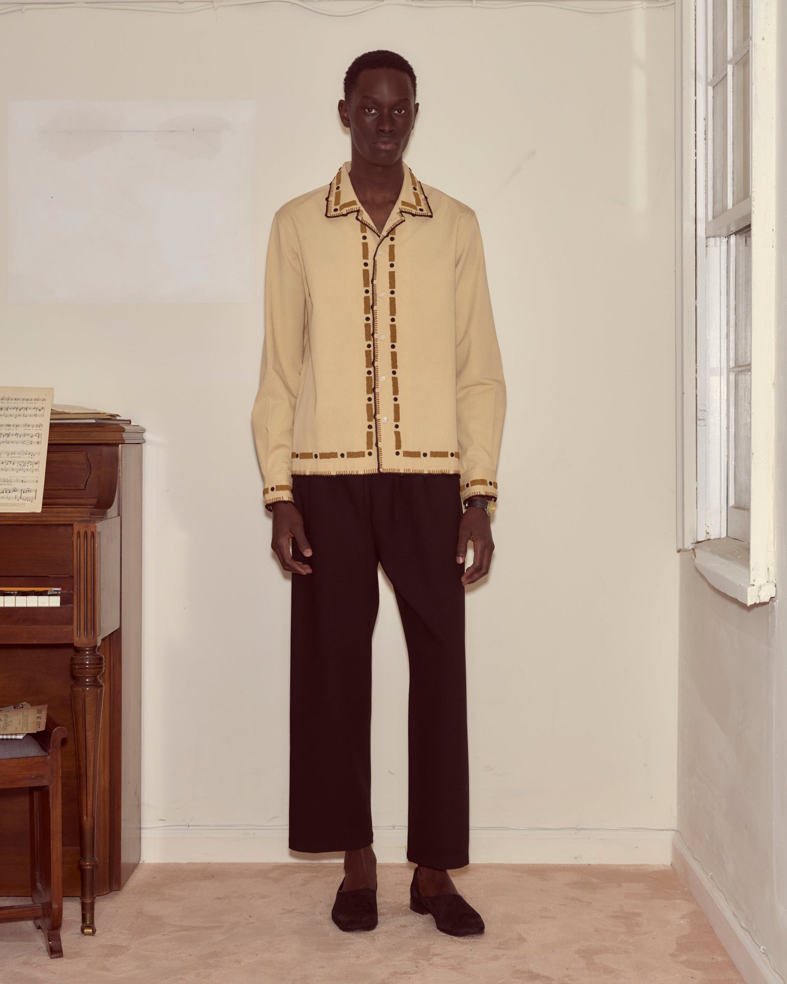 Beaded Ryegrass Long Sleeve Shirt
