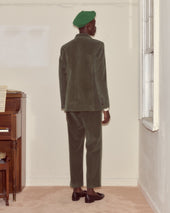 Corduroy Suit Jacket - Green