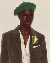 Corduroy Suit Jacket - Green