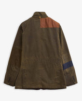 Barbour Re Loved Lutz Waxed Jacket Size L
