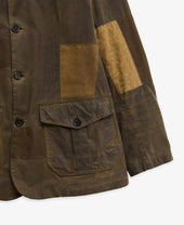 Barbour Re Loved Lutz Waxed Jacket Size L