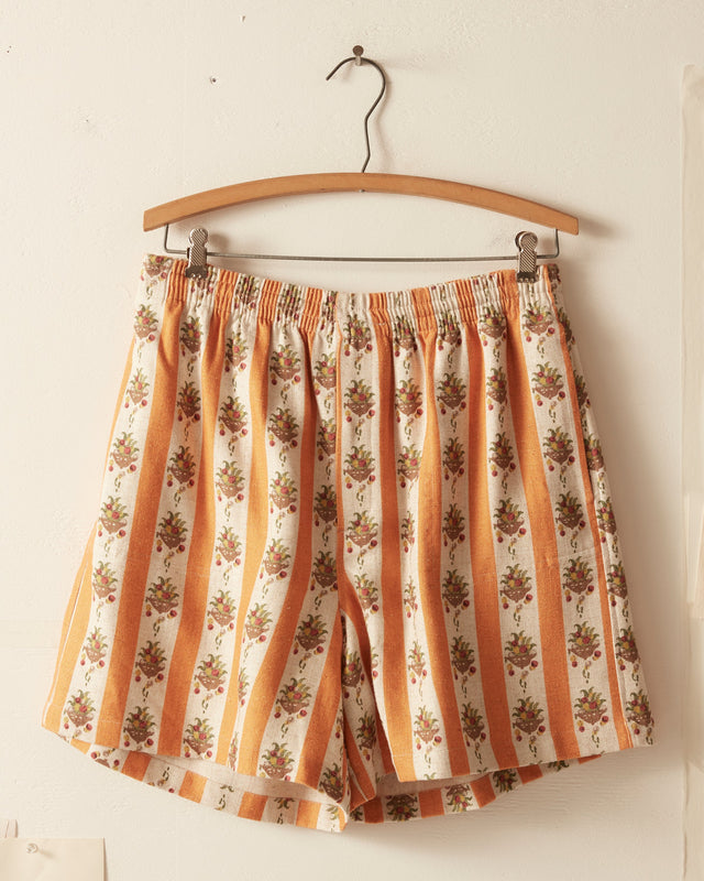 Striped Fruit Bowl Shorts
