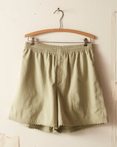 Zig-Zag Hem Shorts - Mint