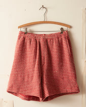 Duo Waffle Shorts Red