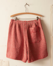 Duo Waffle Shorts Red