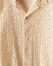 Tile Lace Long Sleeve Shirt