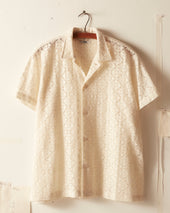 Tile Lace Short Sleeve Shirt