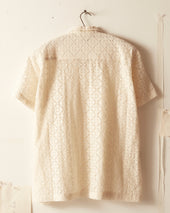 Tile Lace Short Sleeve Shirt