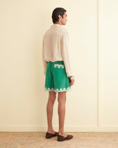 Ripple Appliqué Shorts