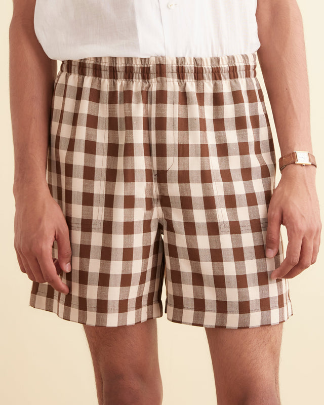 Gilbert Check Shorts