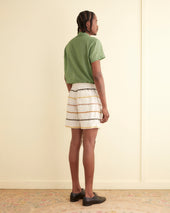 Rickrack Stripe Rugby Shorts