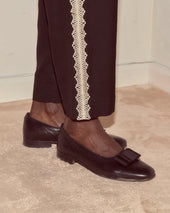 Lacework Side-Buckle Trousers
