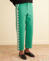 Ripple Appliqué Trousers