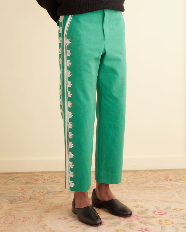 Ripple Appliqué Trousers