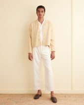 Embroidered Wisteria Liner Jacket