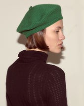 Crochet Beret - Green