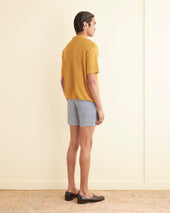 Boxy Polo - Mustard