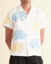 Piscine Appliqué Short Sleeve Shirt