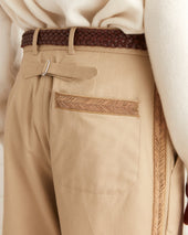 Khaki Bullion Trousers