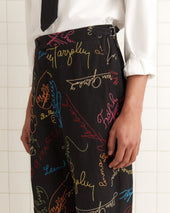 Signature Scrawl Trousers