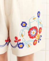 Beaded Garden Party Shorts