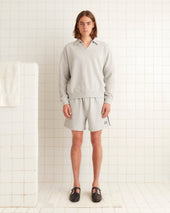 Crew Sweatshorts - Heathered Grey