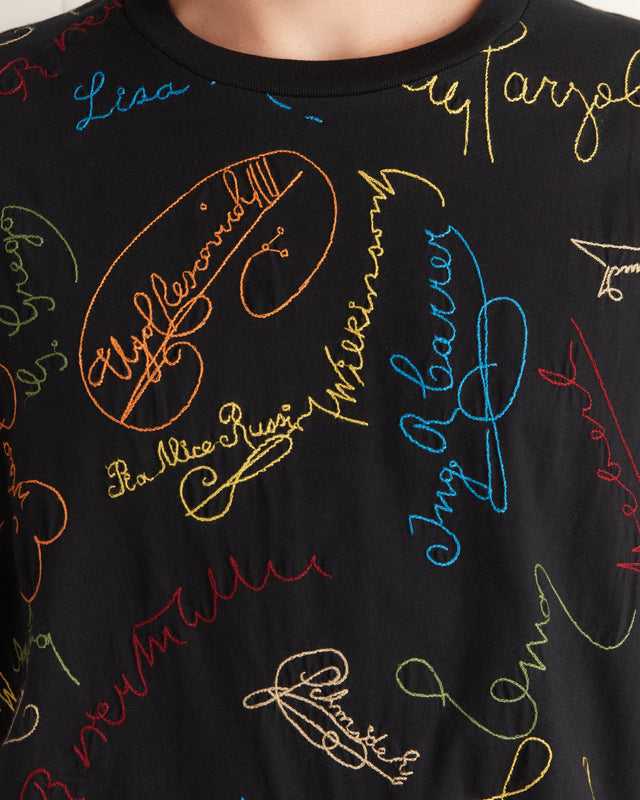Signature Scrawl Boxy Tee