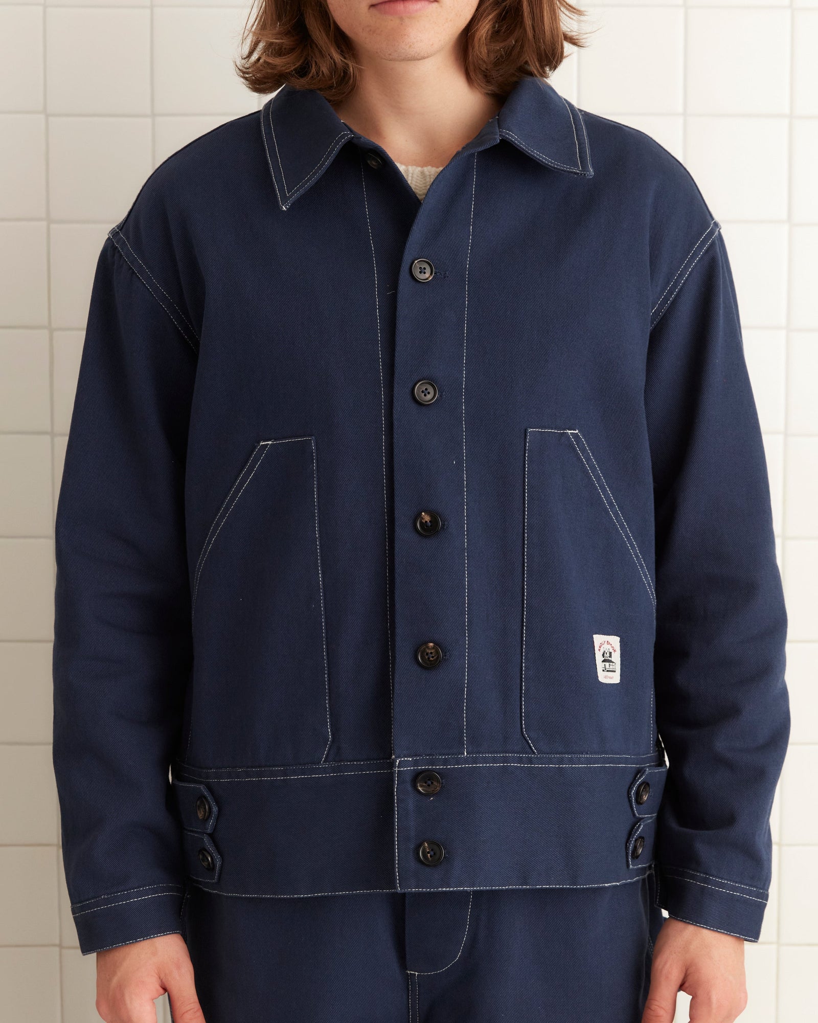 Knolly Brook Side Tab Jacket - Dark Navy