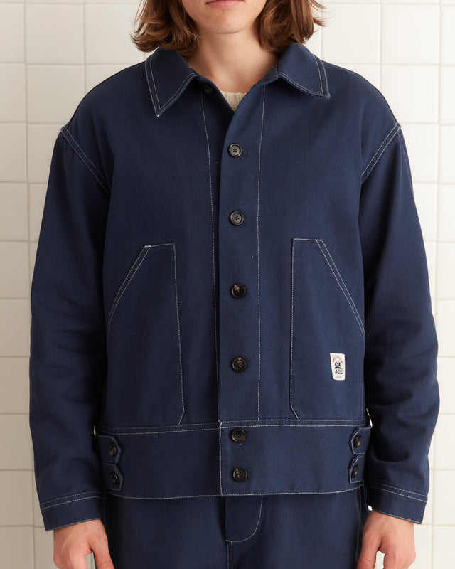 Knolly Brook Side Tab Jacket - Dark Navy