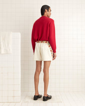 Juniper Sweater - Pink/Red