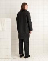 Nylon Raincoat - Black